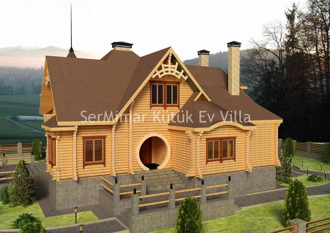 Doğal Ahşap Yayla Evleri Bungalovlar Proje ve Yapım Fiyatları