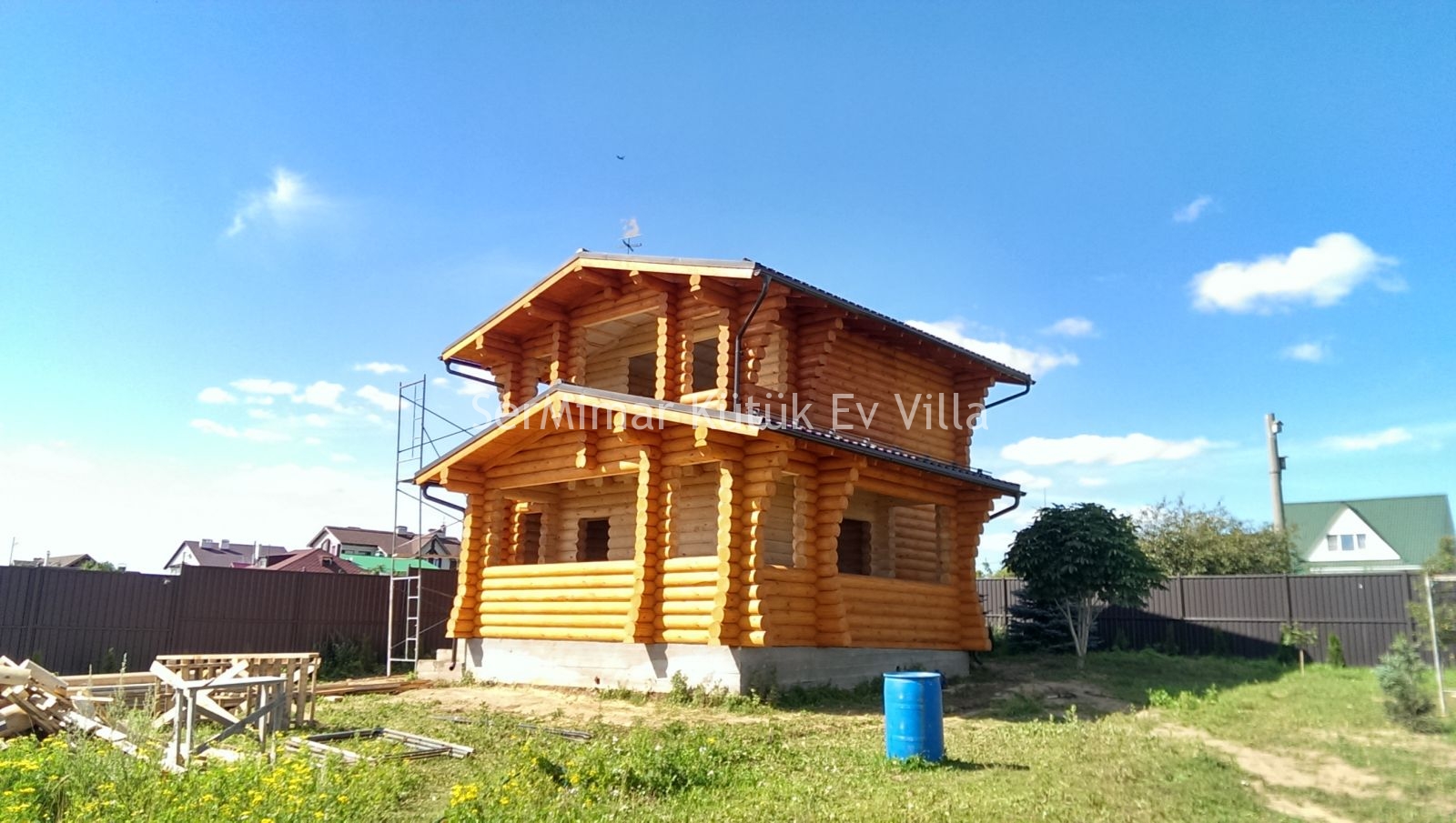 İç Anadolu Bölgesi Ahşap Ev Kütük Villa Yapımı