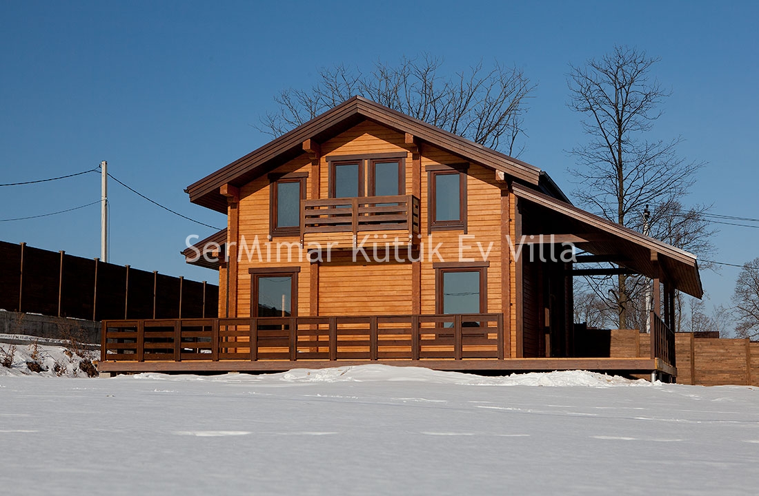Kütük Ahşap Ev Villa Fiyatları