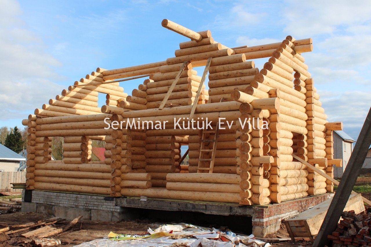 Bolu Anahtar Teslim Ahşap Kütük Villalar ve Fiyatları