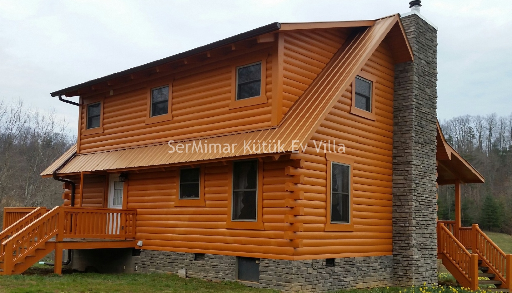 Kişiye Özel Tasarım Villaların Mimarı: SerMimar Kütük Ev Villa