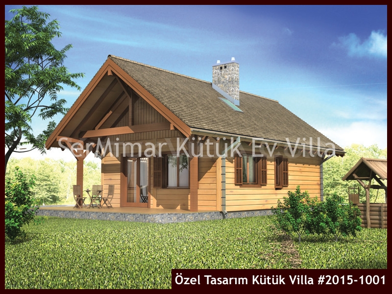 Özel Tasarım Kütük Villa #2015-1001 Kütük Ev İç/Dış Görseli 4