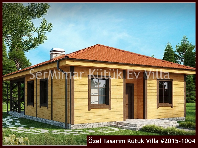 Özel Tasarım Kütük Villa #2015-1004 Kütük Ev İç/Dış Görseli 3