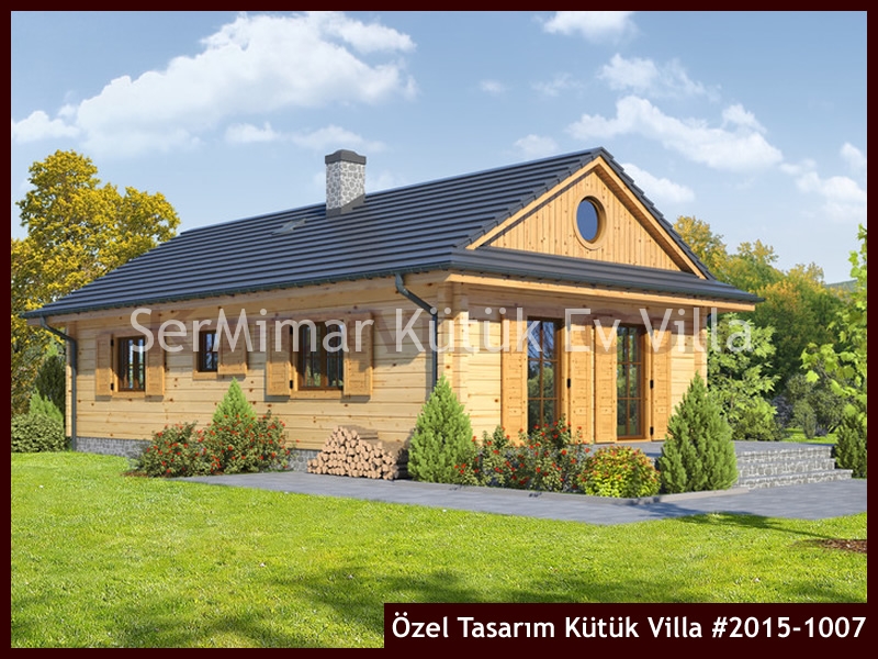 Özel Tasarım Kütük Villa #2015-1007 Kütük Ev İç/Dış Görseli 3