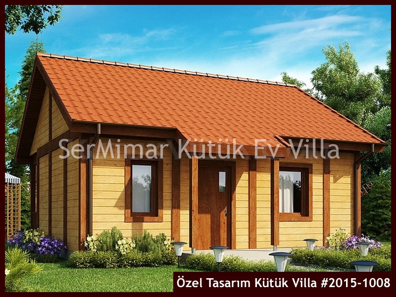 Özel Tasarım Kütük Villa #2015-1008 Kütük Ev İç/Dış Görseli 3