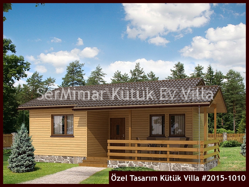 Özel Tasarım Kütük Villa #2015-1010 Ahşap Villa