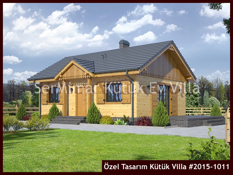 Özel Tasarım Kütük Villa #2015-1011 Ahşap Villa