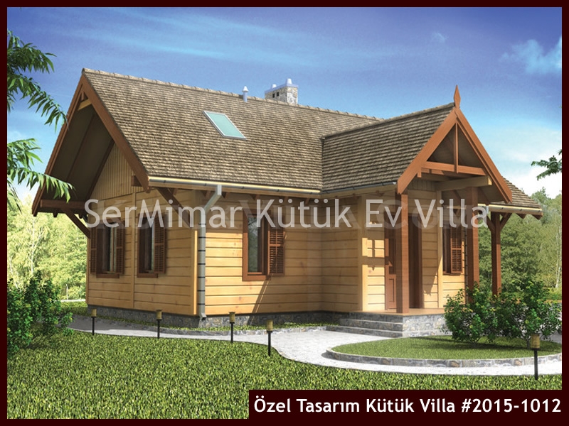 Özel Tasarım Kütük Villa #2015-1012 Ahşap Villa