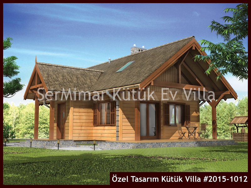 Özel Tasarım Kütük Villa #2015-1012 Kütük Ev İç/Dış Görseli 4