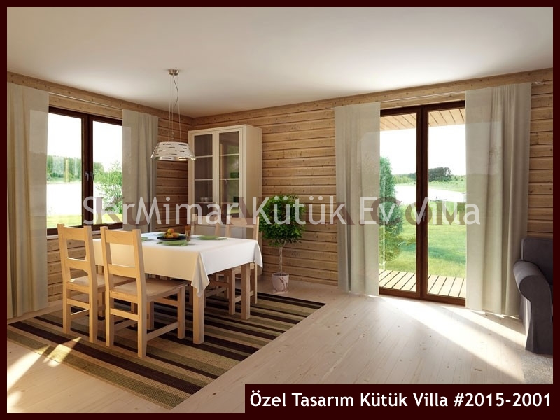 Özel Tasarım Kütük Villa #2015-2001 Kütük Ev İç/Dış Görseli 7