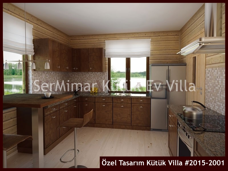 Özel Tasarım Kütük Villa #2015-2001 Kütük Ev İç/Dış Görseli 8