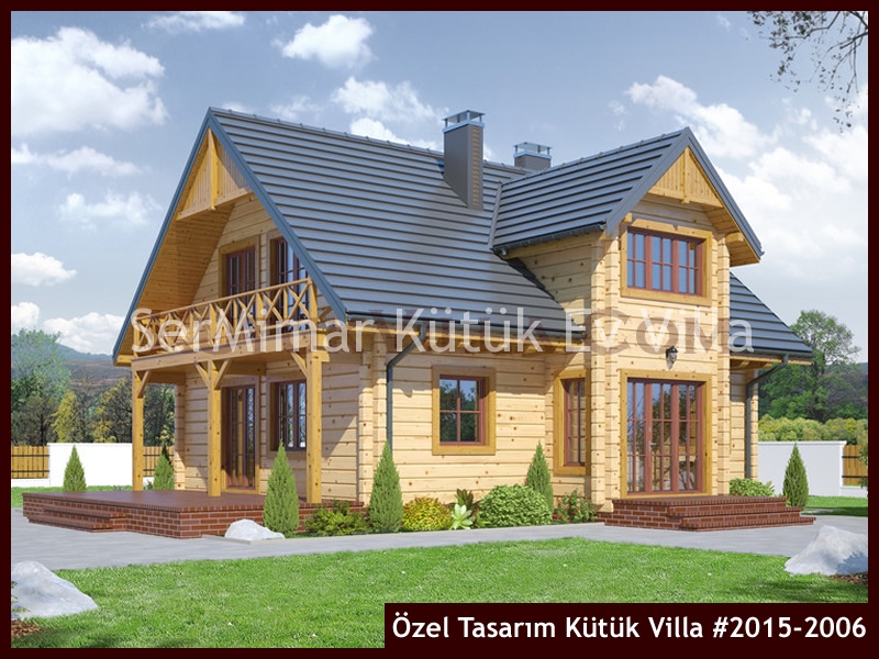 Özel Tasarım Kütük Villa #2015-2006