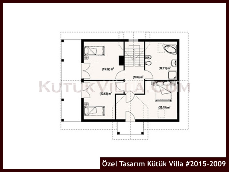 Özel Tasarım Kütük Villa #2015-2009 Kütük Ev İç/Dış Görseli 3