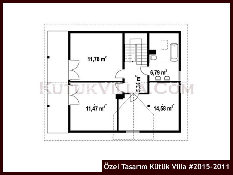 Özel Tasarım Kütük Villa #2015-2011 Kütük Ev İç/Dış Görseli 3