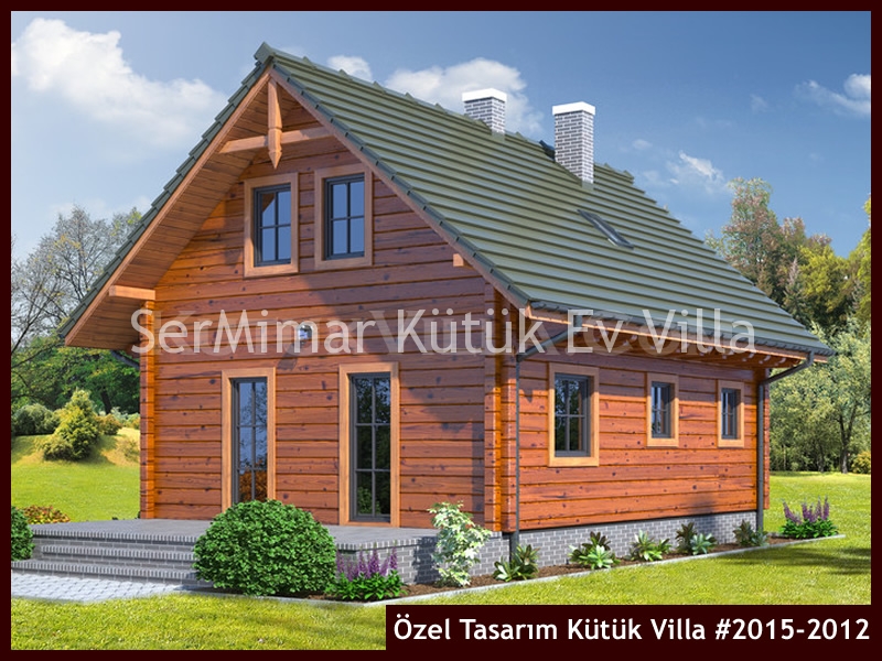 Özel Tasarım Kütük Villa #2015-2012 Kütük Ev İç/Dış Görseli 4