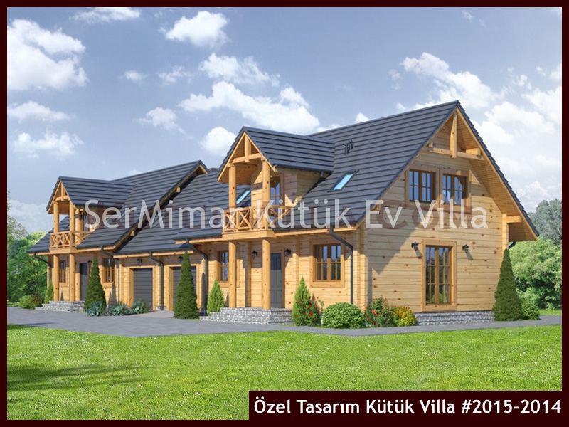 Özel Tasarım Kütük Villa #2015-2014 Kütük Ev İç/Dış Görseli 4