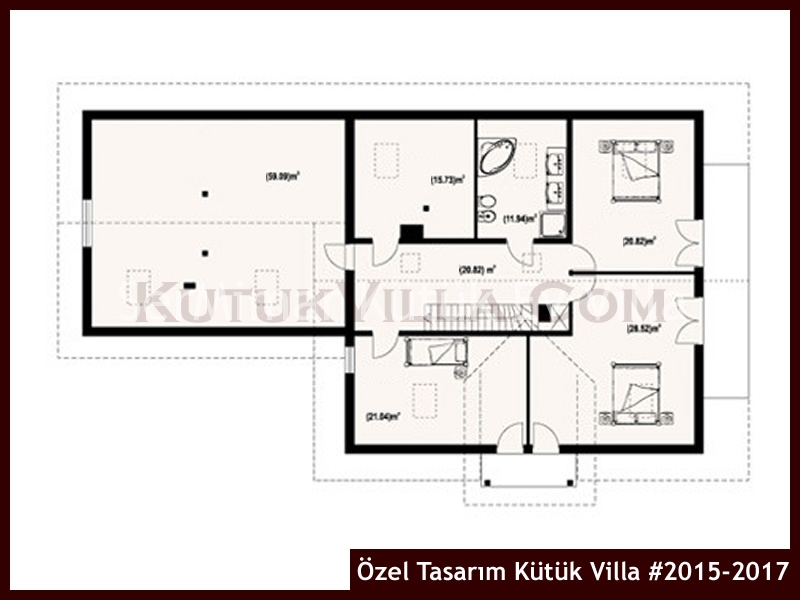 Özel Tasarım Kütük Villa #2015-2017 Kütük Ev İç/Dış Görseli 3