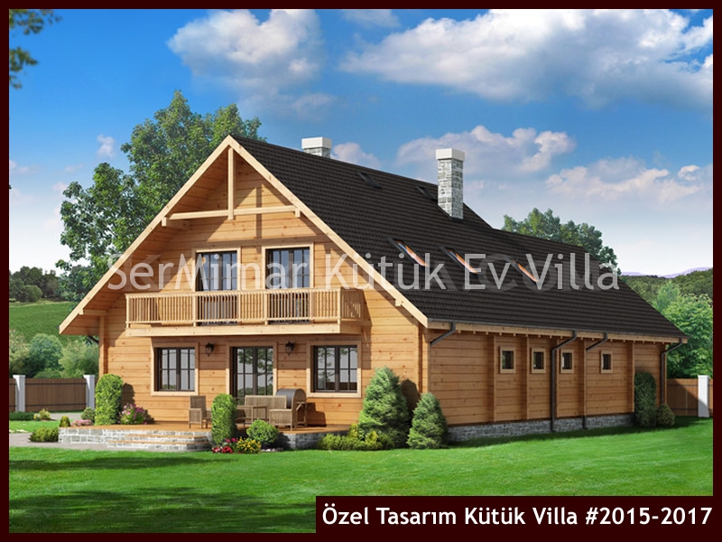 Özel Tasarım Kütük Villa #2015-2017 Kütük Ev İç/Dış Görseli 4