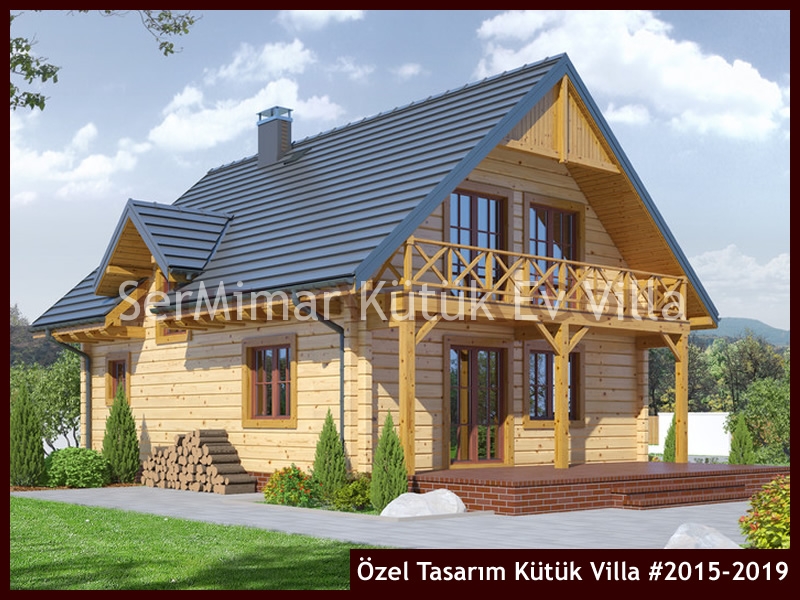 Özel Tasarım Kütük Villa #2015-2019 Kütük Ev İç/Dış Görseli 4
