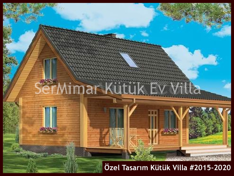 Özel Tasarım Kütük Villa #2015-2020 Ahşap Villa