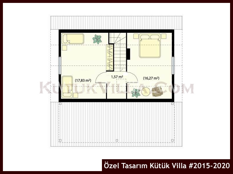 Özel Tasarım Kütük Villa #2015-2020 Kütük Ev İç/Dış Görseli 3