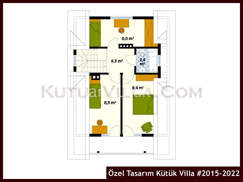 Özel Tasarım Kütük Villa #2015-2022 Kütük Ev İç/Dış Görseli 3