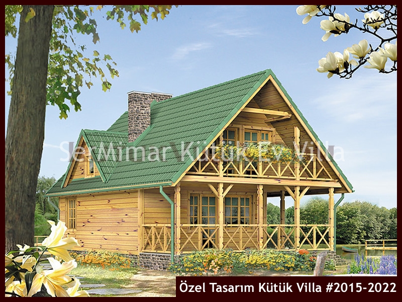 Özel Tasarım Kütük Villa #2015-2022 Kütük Ev İç/Dış Görseli 4