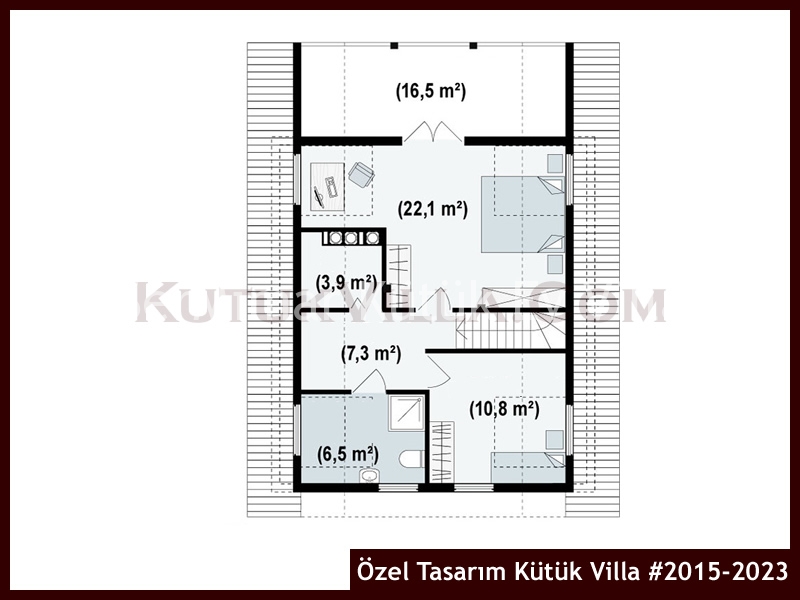 Özel Tasarım Kütük Villa #2015-2023 Kütük Ev İç/Dış Görseli 3