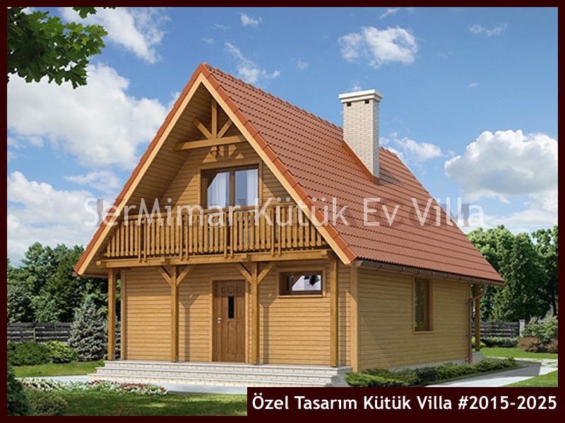 Özel Tasarım Kütük Villa #2015-2025 Ahşap Villa