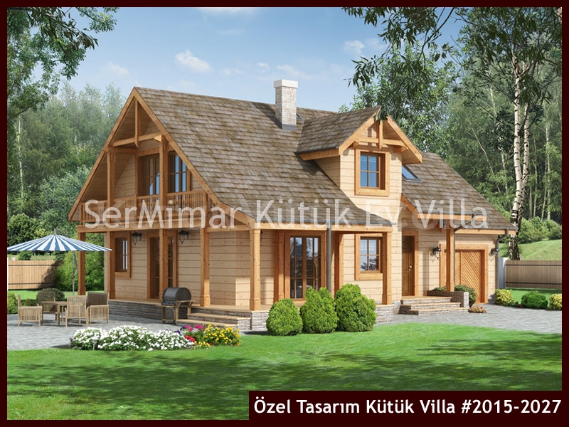 Özel Tasarım Kütük Villa #2015-2027