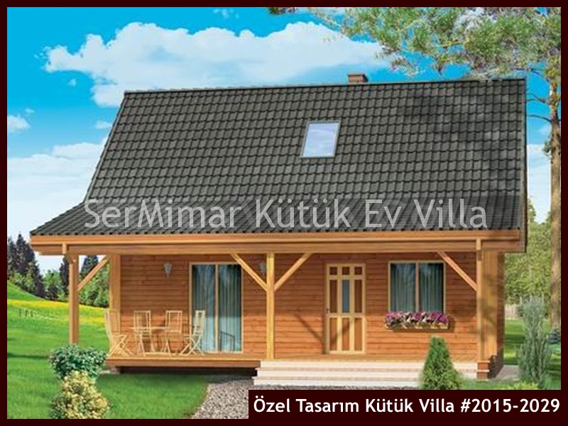 Özel Tasarım Kütük Villa #2015-2029 Kütük Ev İç/Dış Görseli 4