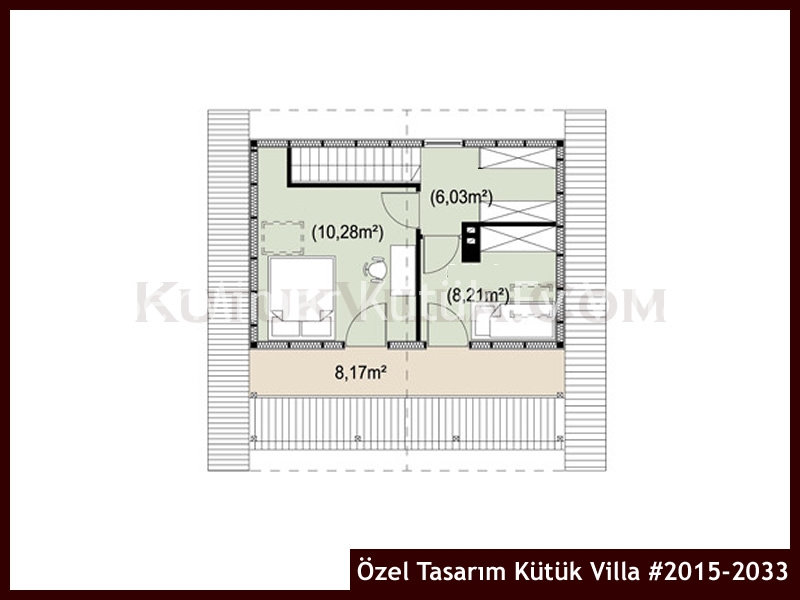 Özel Tasarım Kütük Villa #2015-2033 Kütük Ev İç/Dış Görseli 3
