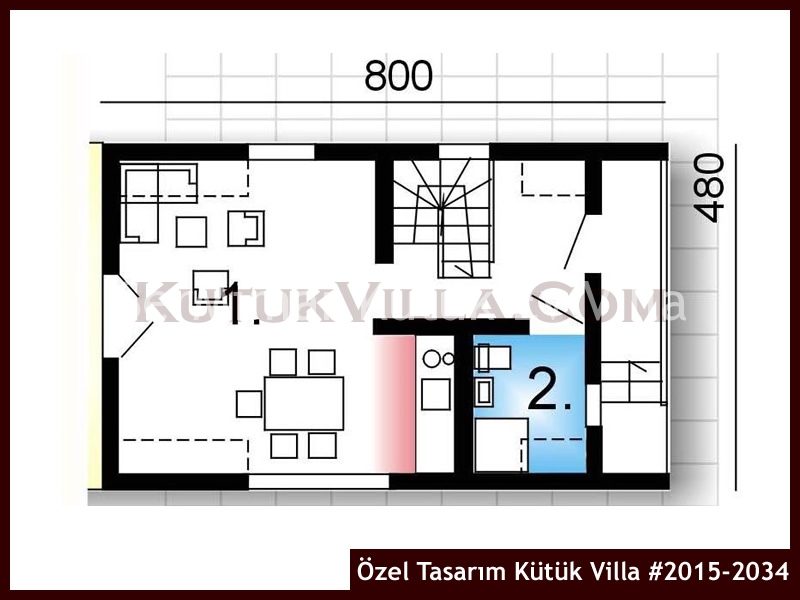 Özel Tasarım Kütük Villa #2015-2034 Kütük Ev İç/Dış Görseli 2