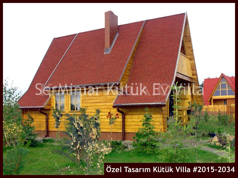 Özel Tasarım Kütük Villa #2015-2034 Kütük Ev İç/Dış Görseli 5