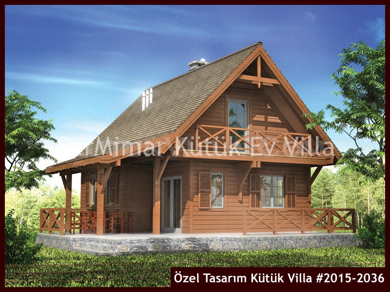 Özel Tasarım Kütük Villa #2015-2036 Kütük Ev İç/Dış Görseli 4
