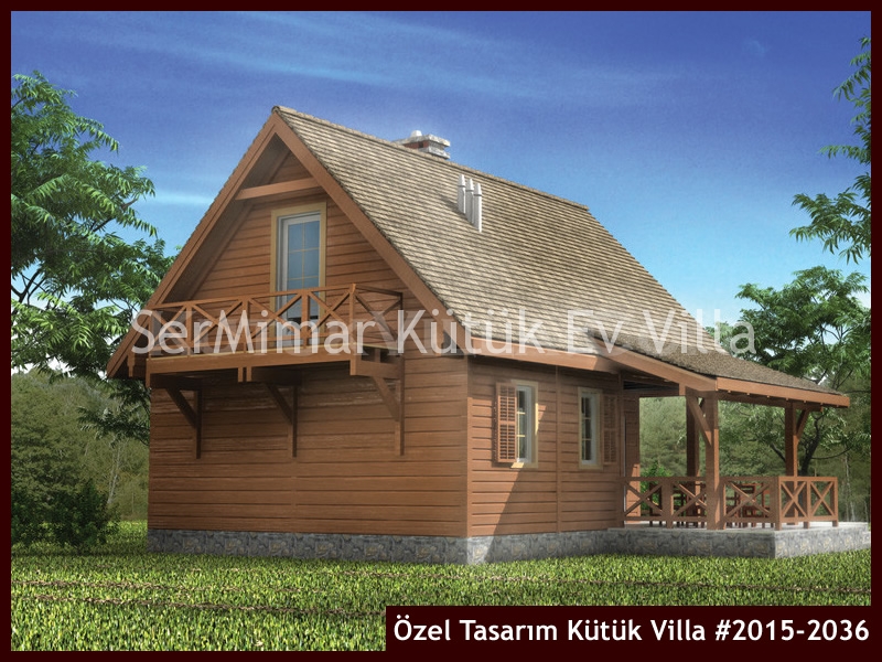 Özel Tasarım Kütük Villa #2015-2036 Kütük Ev İç/Dış Görseli 5